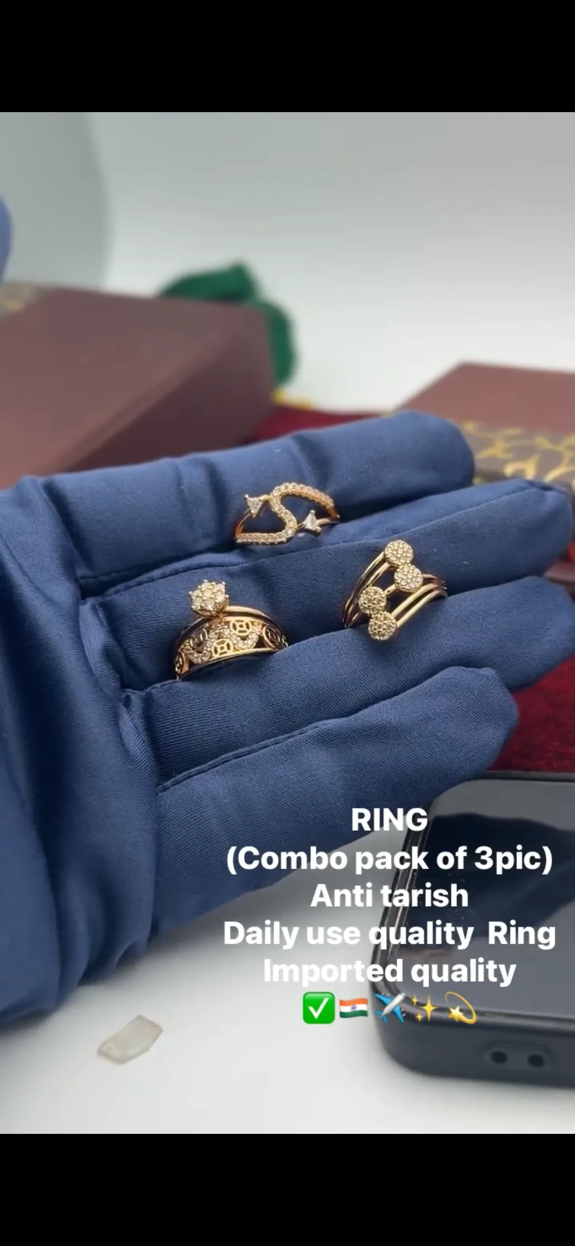 Anti Tarnish Rings