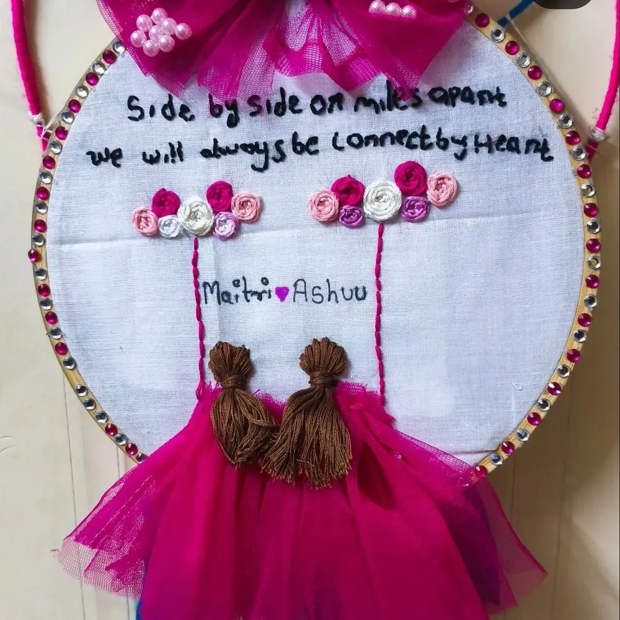 Handmade embroidery hoop